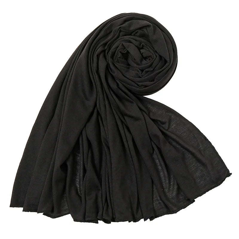 Premium Jersey Hijabs Soft Stretch Everyday Scarf