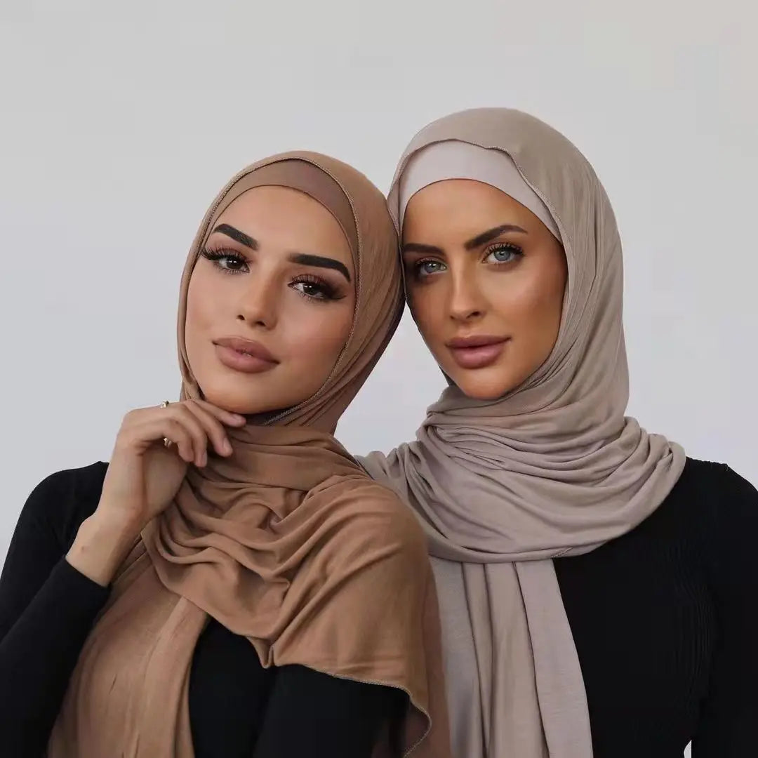 Premium Jersey Hijabs Soft Stretch Everyday Scarf