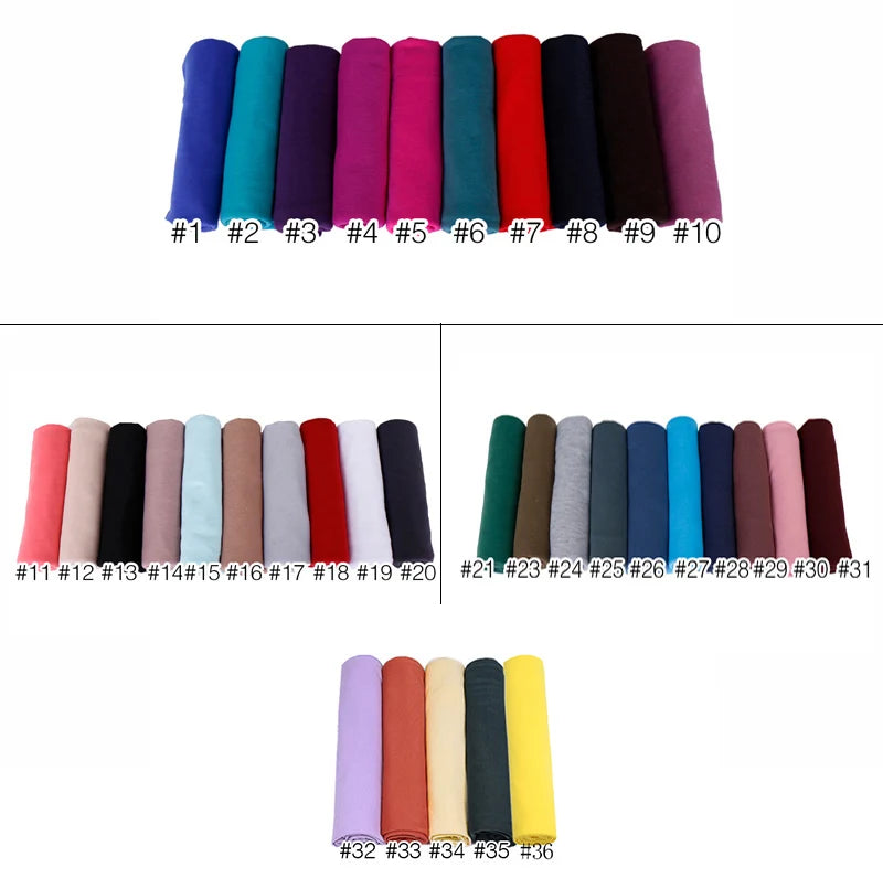 Premium Jersey Hijabs Soft Stretch Everyday Scarf