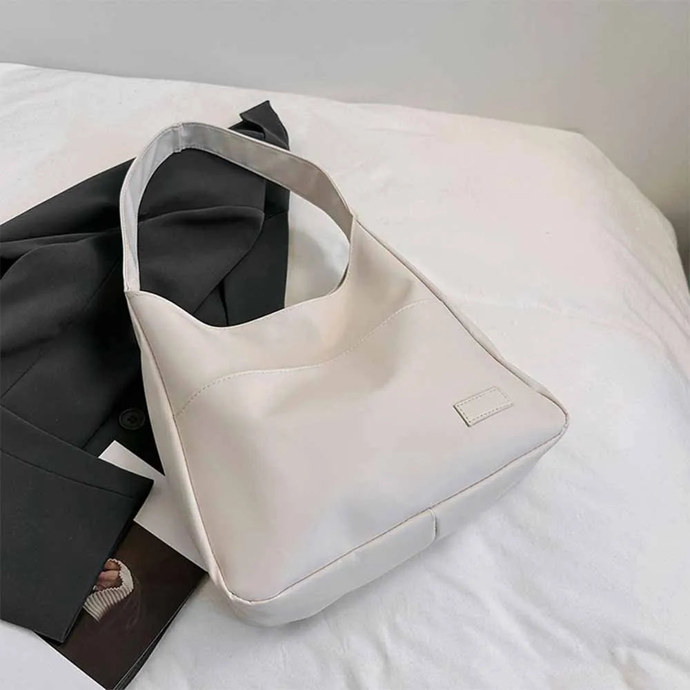 Minimalist Retro Shoulder Bag Large Capacity Everyday Tote