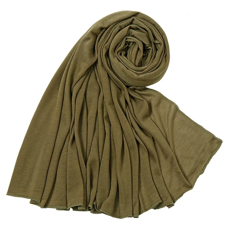 Premium Jersey Hijabs Soft Stretch Everyday Scarf