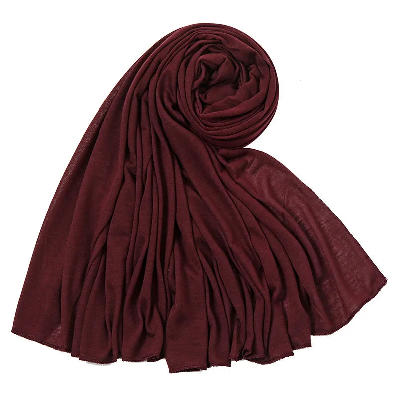 Premium Jersey Hijabs Soft Stretch Everyday Scarf