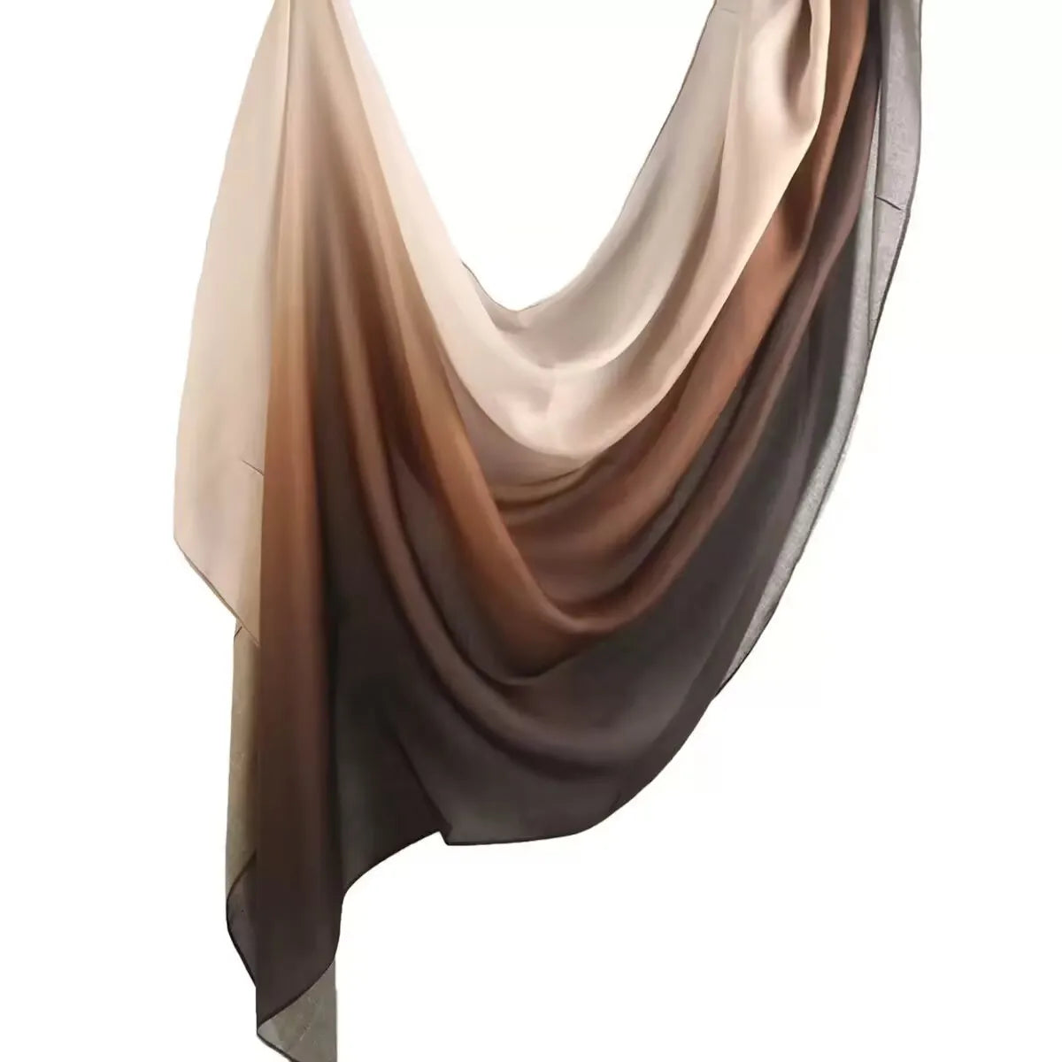 Watercolor Print Hijab Muslim Marble scarf Soft Breathable Sun Protection Lightweight Summer beach Wrap for Women