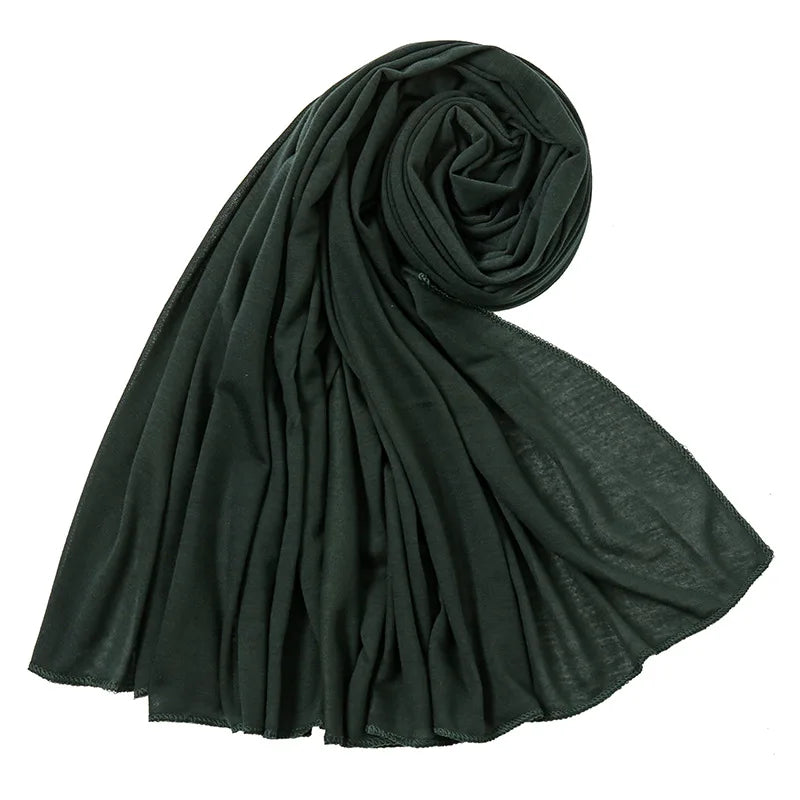 Premium Jersey Hijabs Soft Stretch Everyday Scarf
