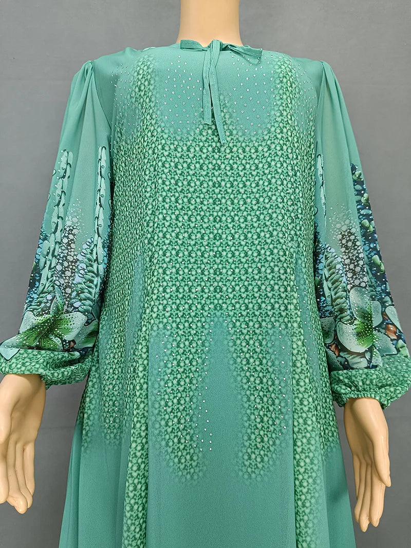 Elegant Dubai Abayas Dress- Modest Luxury Style