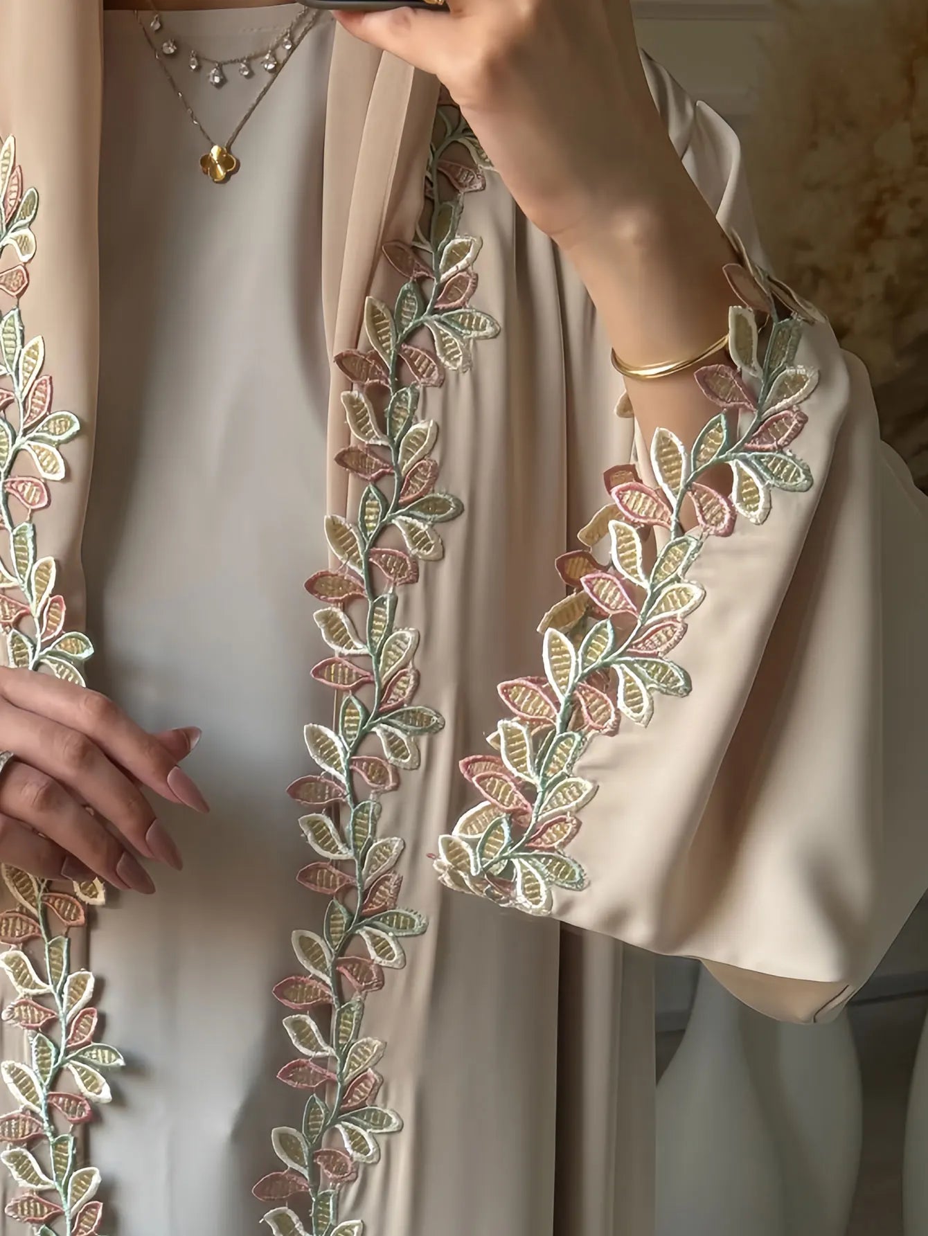 Elegant Modest Abayas Dress Luxury Dubai Style