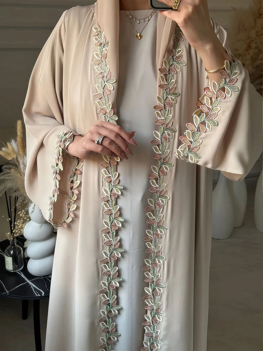 Elegant Modest Abayas Dress Luxury Dubai Style