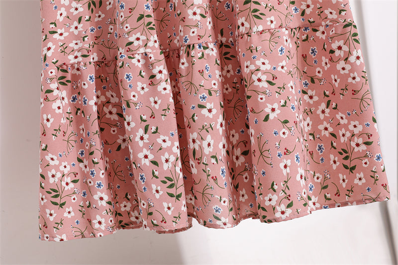 2026 Sping Summer Bohemian Women Maxi Dress Casual Long Sleeve High Waist Beach Woman Chiffon Dresses Floral Vestidoes Mujer New