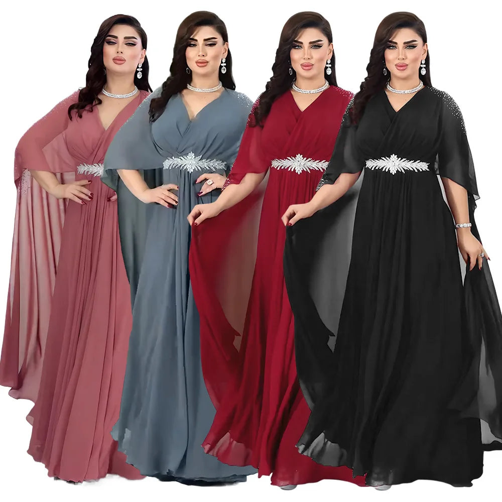 Luxury Dubai Abayas Dress- Elegant Modest Wear.