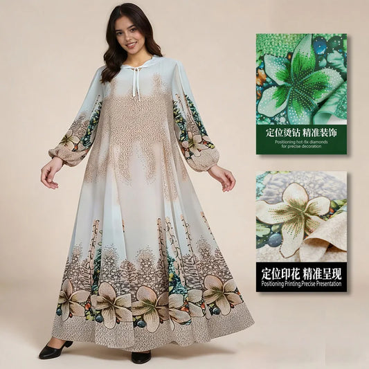 Elegant Dubai Abayas Dress- Modest Luxury Style