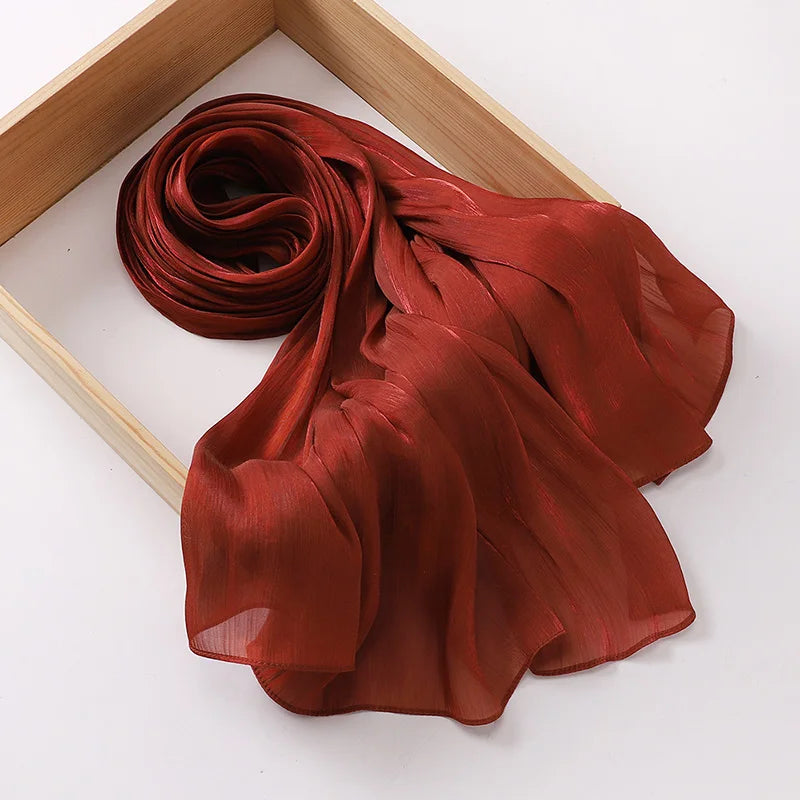 Premium Chiffon Hijabs For Woman Soft Long Turban Veil Scarves Muslim Hijab Shawls Islam Women Head Wraps Accessoires Ramadan