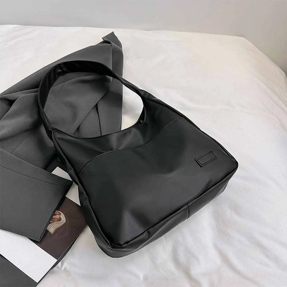 Minimalist Retro Shoulder Bag Large Capacity Everyday Tote