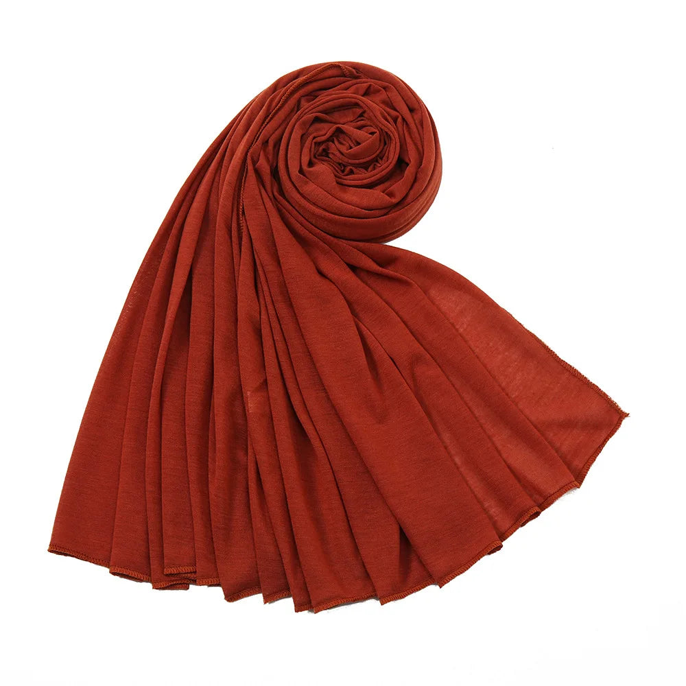 Premium Jersey Hijabs Soft Stretch Everyday Scarf